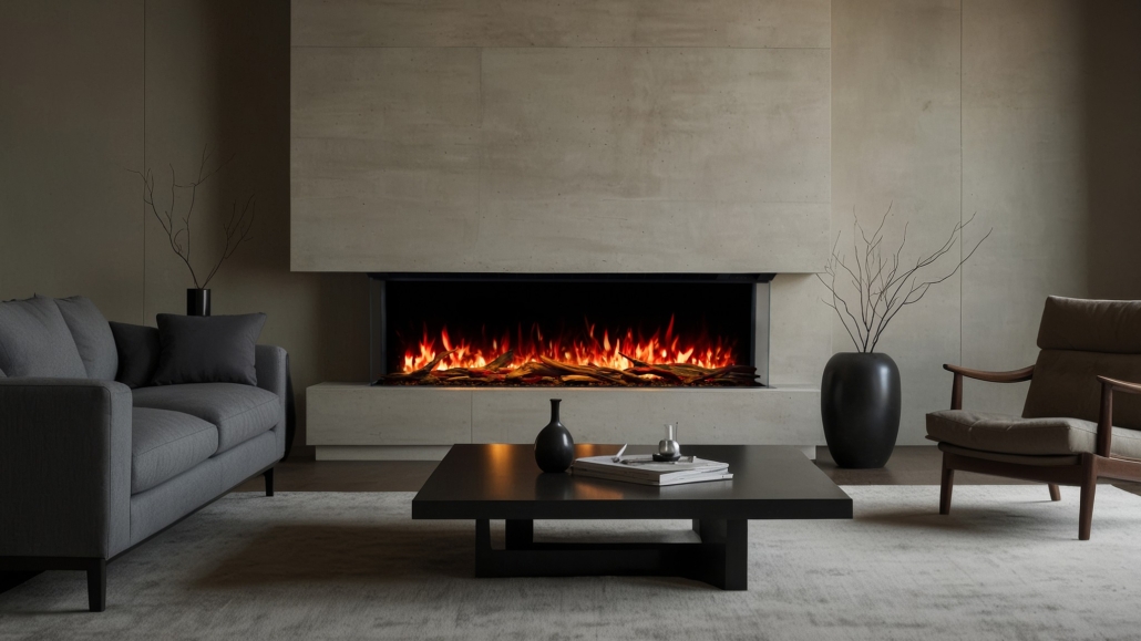 Kominek elektryczny trójstronny Superb 3D